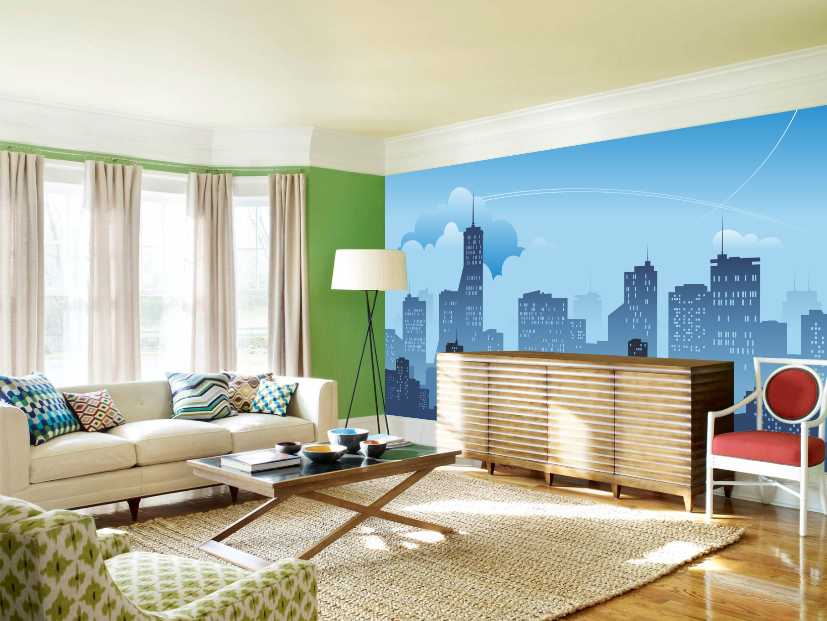 Tapet panoramic - design oras